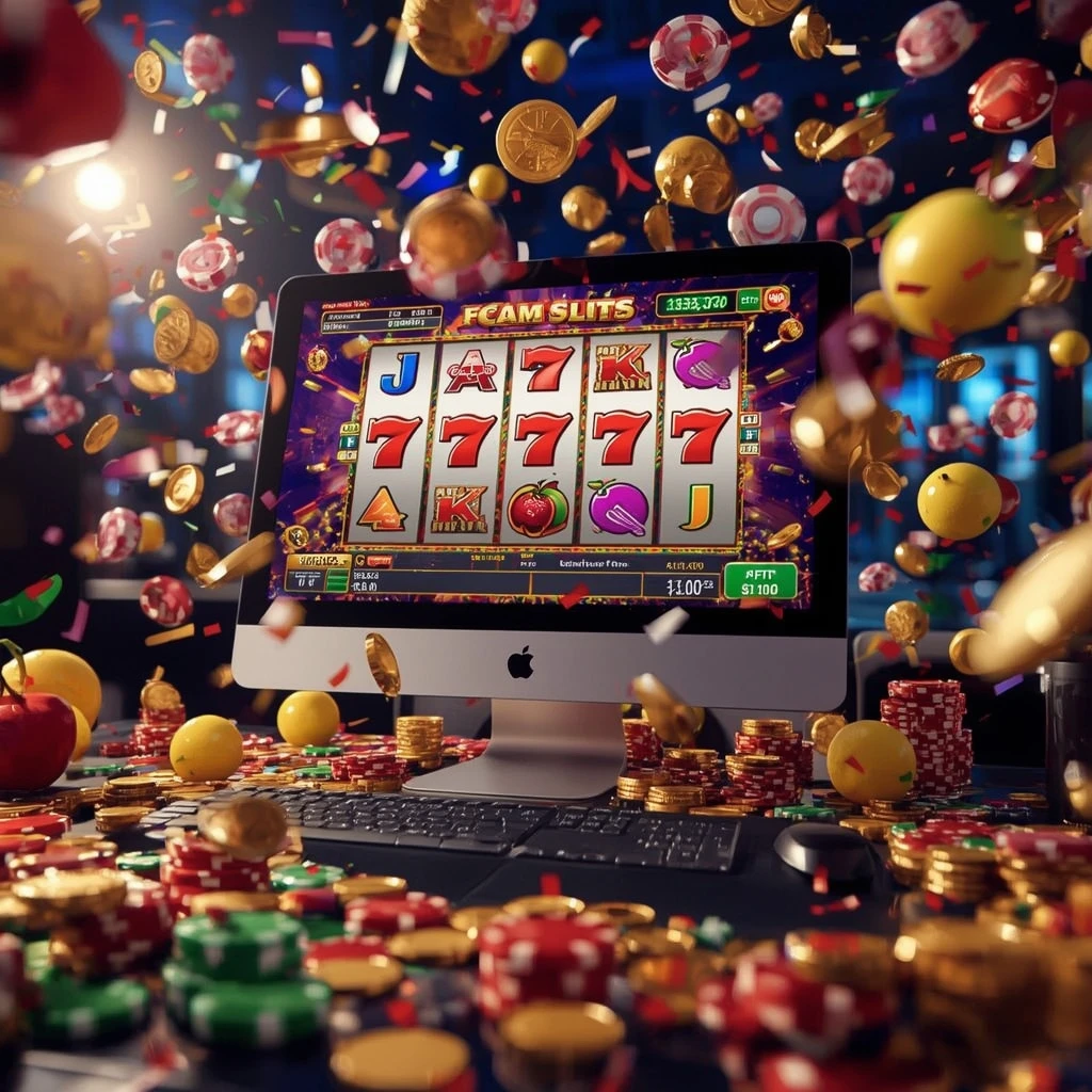 slot machine sullo schermo CASINO INTENSE